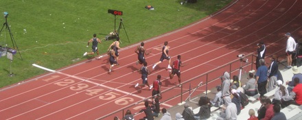 Mathis Invitational, Men 100 Final, 2013