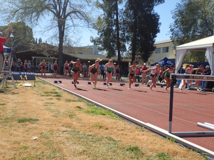 Running With the Wind At The Aggie Open, Women 100H, Heat 2 (3/12/2022)