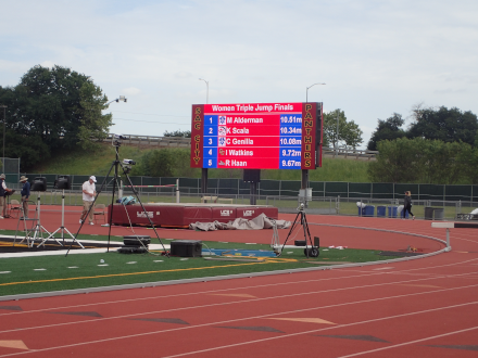 Steeplechase Finish Line, Big 8 Championships (4/25/2024)