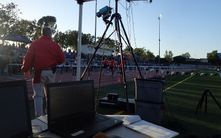 Boys 110 Hurdles, Reverse Direction at Sunset, Delta League Championships, 2016