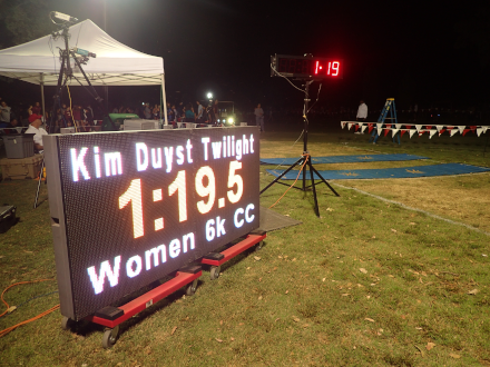 Finish Line, Kim Duyst Twilight Cross Country Invitational (September 2022)