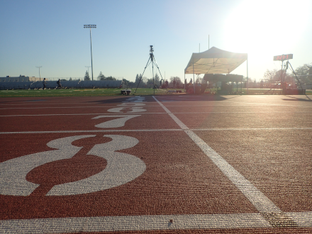 Elk Grove Finish Line Before the Races (2/19/2022)