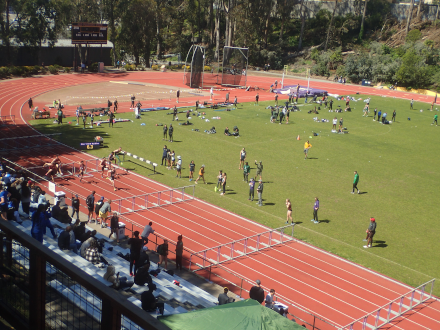 Mike Fanelli Track Classic, Men 110 Hurdles, Heat 1 (April 2023)