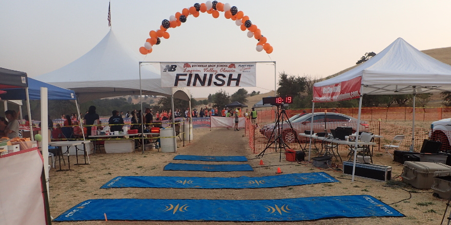 Lagoon Valley Classic Finish Line, 2017