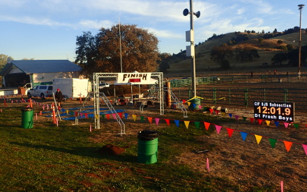 CIF Sac-Joaquin Subsection Meet Setup, 2018