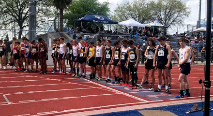Lining Up the FS Boys 1600, Heat 1, Thunder Invitational, 2019